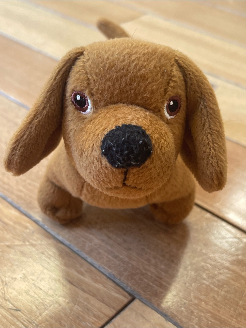 American Girl 2015 Brown Dachshund Puppy Plush Dog Stuffed Animal 7” Doll Pet